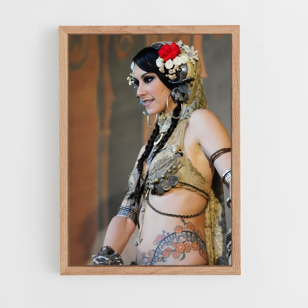 Poster Rachel brice fleuri – affiche Danse (vue 4)